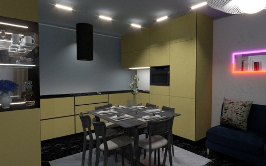 Дизайн интерьера квартиры в центре Екатеринбурга