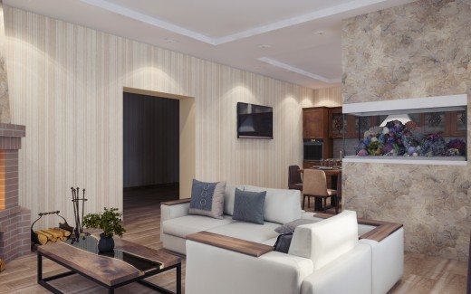 Дизайн интерьера коттеджа в Косулино